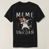 MEME VAN DE UNICOREN T-SHIRT (Design voorkant)