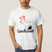 meme verwarde jongen t-shirts design (Voorkant)