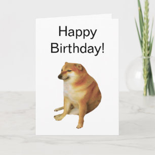 Meme vouwkaarten kaart