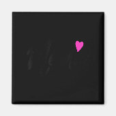 Meme With Nk Heart Grandmother Gift  Magneet (Voorkant)