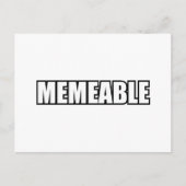 MEMEABEL BRIEFKAART (Voorkant)