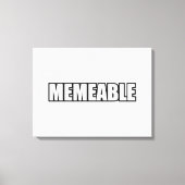 MEMEABEL CANVAS AFDRUK (Voorkant)