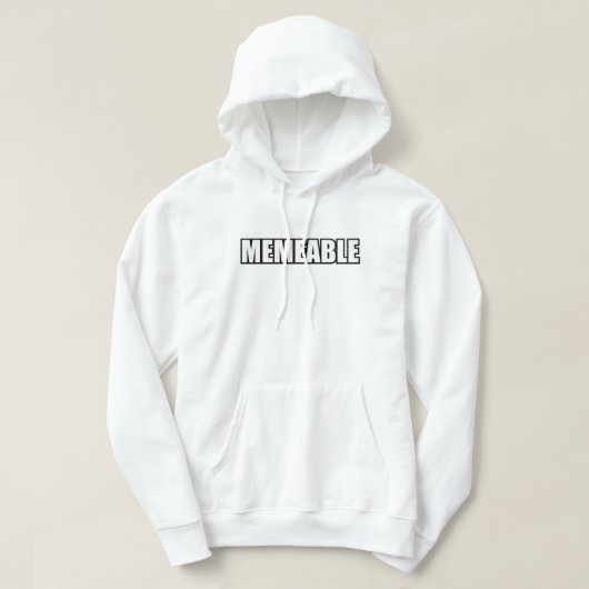 MEMEABEL HOODIE (Design voorkant)