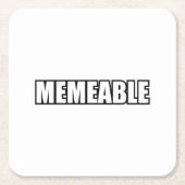 MEMEABEL KARTONNEN ONDERZETTERS (Voorkant)
