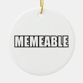 MEMEABEL KERAMISCH ORNAMENT (Voorkant)