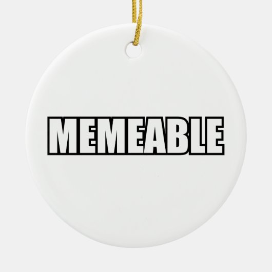 MEMEABEL KERAMISCH ORNAMENT (Voorkant)