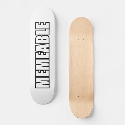 MEMEABEL PERSOONLIJK SKATEBOARD (Voorkant)