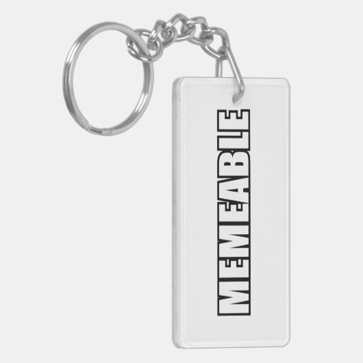 MEMEABEL SLEUTELHANGER (Voorkant Links)