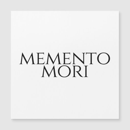 Memento Mori (Voorkant)