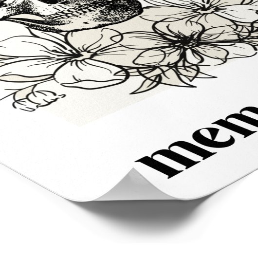 Memento Mori - Afdrukken Poster (Hoek)