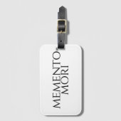 Memento Mori Bagagelabel (Voorkant (verticaal))