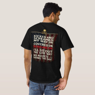 Memento Mori 🫡🪖 Bedenk dat Je Moet Sterven + Vla T-shirt