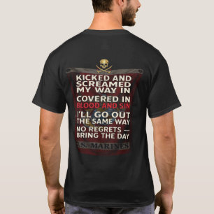 Memento Mori 🪖 Bedenk dat Je Zal Sterven 🫡 Marin T-shirt