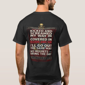 Memento Mori 🪖 Bedenk dat Je Zal Sterven 🫡 Marin T-shirt