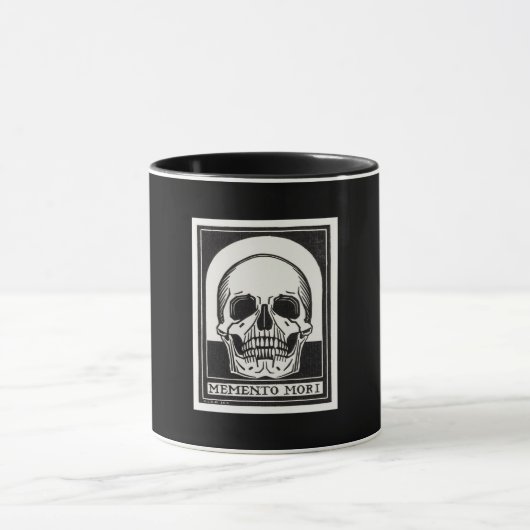 Memento mori Black Skeleton van Julie de Graag Mok (Midden)