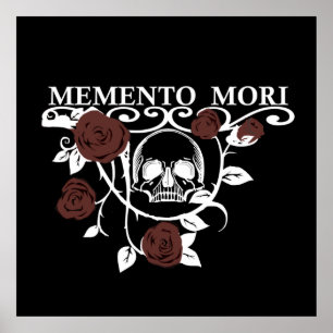 memento mori bloem poster