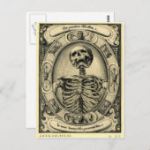 Memento Mori Briefkaart (Voorkant / Achterkant)