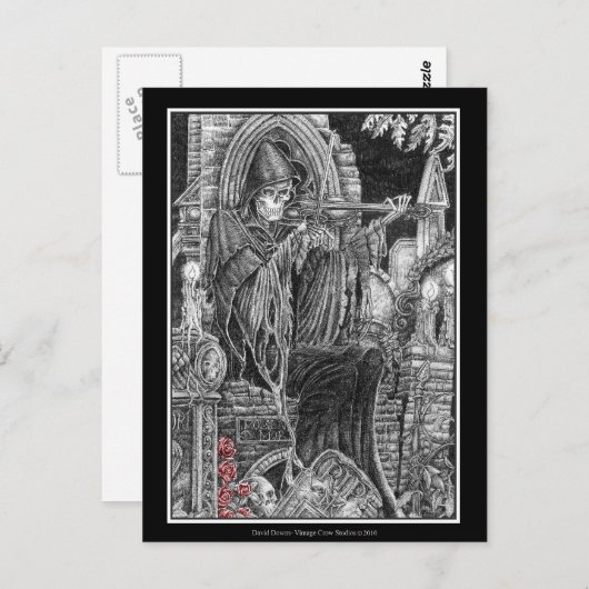 Memento Mori Briefkaart (Voorkant / Achterkant)