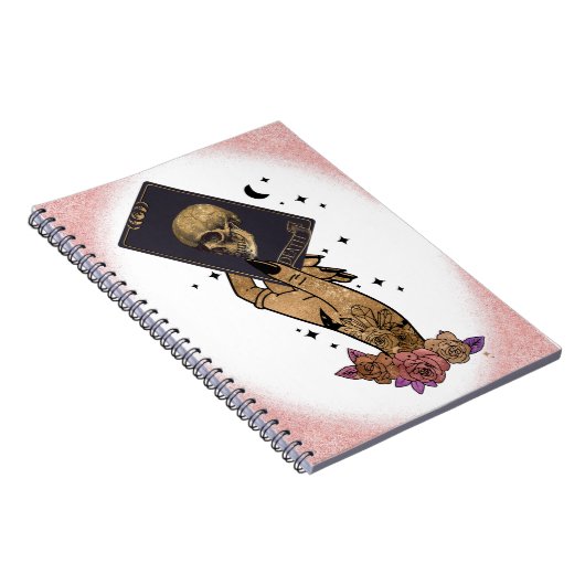 Memento Mori Dood Tarot Kaart Notitieboek (Rechterzijde)