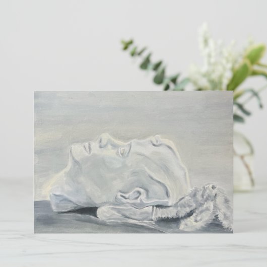 Memento Mori Feestdagenkaart (Staand voorkant)