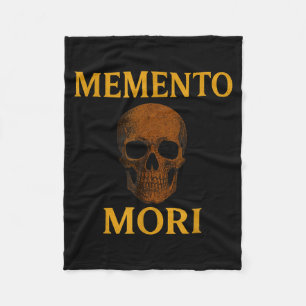 Memento Mori Filosofie Stoïcisme Citaat  Fleece Deken