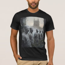 Memento Mori Garden  — Gothic Wearable Art T-Shirt