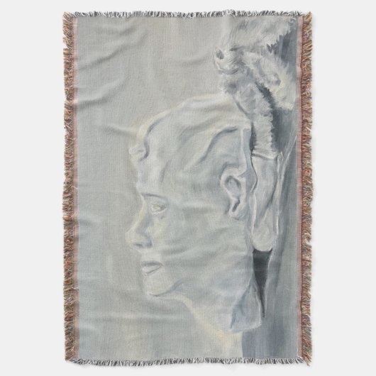 Memento Mori Gooi Deken (Voorkant Verticaal)