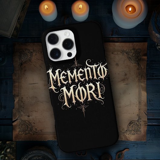Memento Mori Gotisch iPhone Hoesje