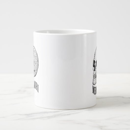Memento mori grote koffiekop (Voorkant)