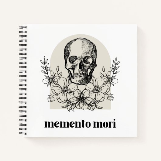 Memento Mori - Hardcover Bullet Journal Notitieboek (Voorkant)