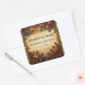 Memento Mori — Herinner Dan Begin Sticker (Envelop)