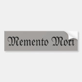 Memento Mori (Herinner de Dood) Sticker (Voorkant)