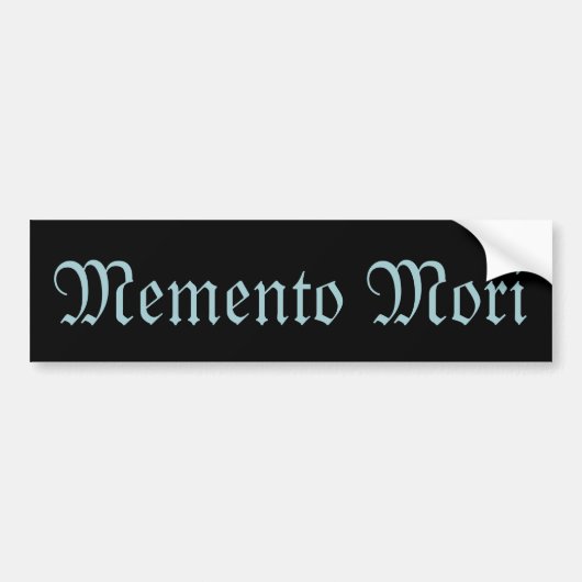 Memento Mori (Herinner de Dood) Sticker (Voorkant)