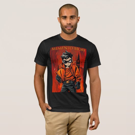 Memento Mori Heroïsch T-shirt: vet en tijdloos T-shirt (Voorkant volledig)