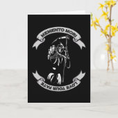 MEMENTO MORI houdt van uw Fate Grim Reaper Kaart (Gele Bloem)