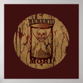 memento mori hourglass poster (Voorkant)
