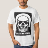 Memento Mori Human Skull Remember Death  T-shirt (Voorkant)