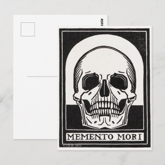 Memento Mori | Julie de Graag | Briefkaart (Voorkant / Achterkant)