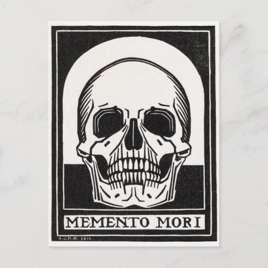 Memento Mori | Julie de Graag | Briefkaart (Voorkant)