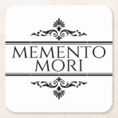Memento Mori Kartonnen Onderzetters (Voorkant)