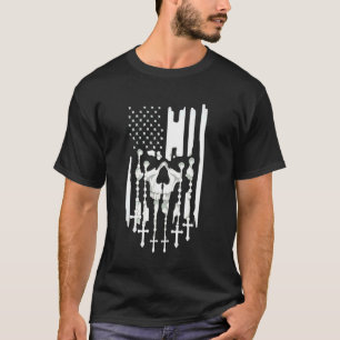 Memento Mori Katholieke Rozenkrans Amerikaanse Vla T-shirt