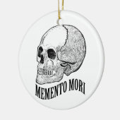 Memento mori keramisch ornament (Links)