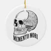 Memento mori keramisch ornament (Achterkant)