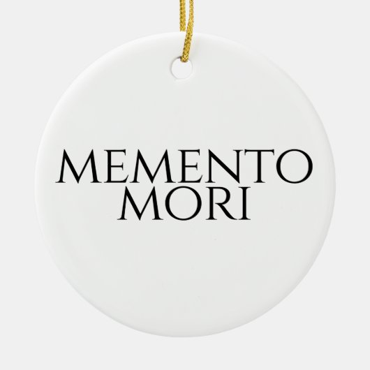 Memento Mori Keramisch Ornament (Voorkant)