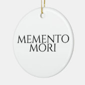 Memento Mori Keramisch Ornament (Links)