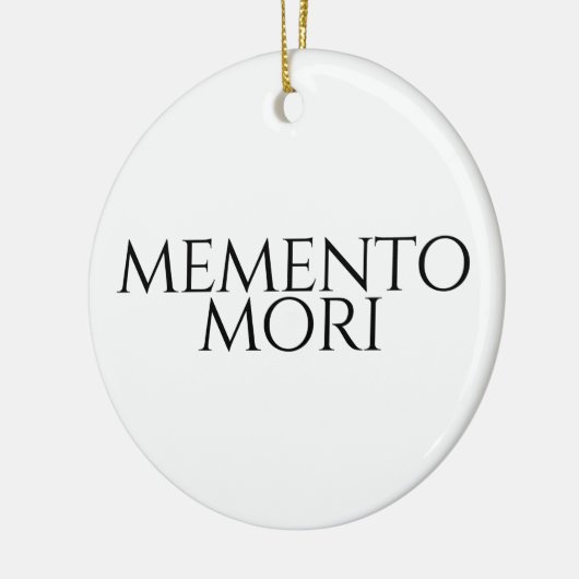 Memento Mori Keramisch Ornament (Links)