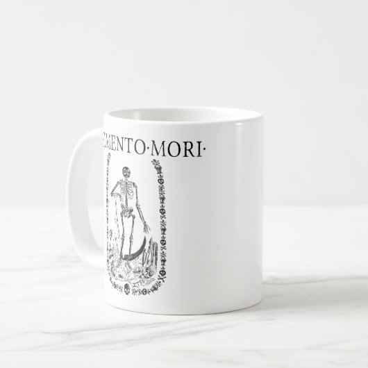Memento Mori Koffiemok (Voorkant links)
