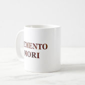 Memento mori koffiemok (Voorkant links)