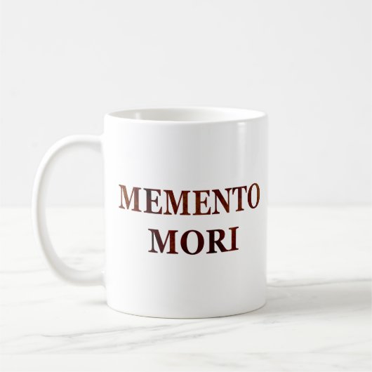 Memento mori koffiemok (Links)