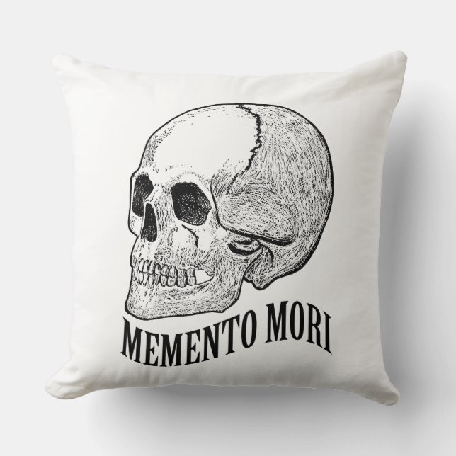 Memento mori kussen (Voorkant)